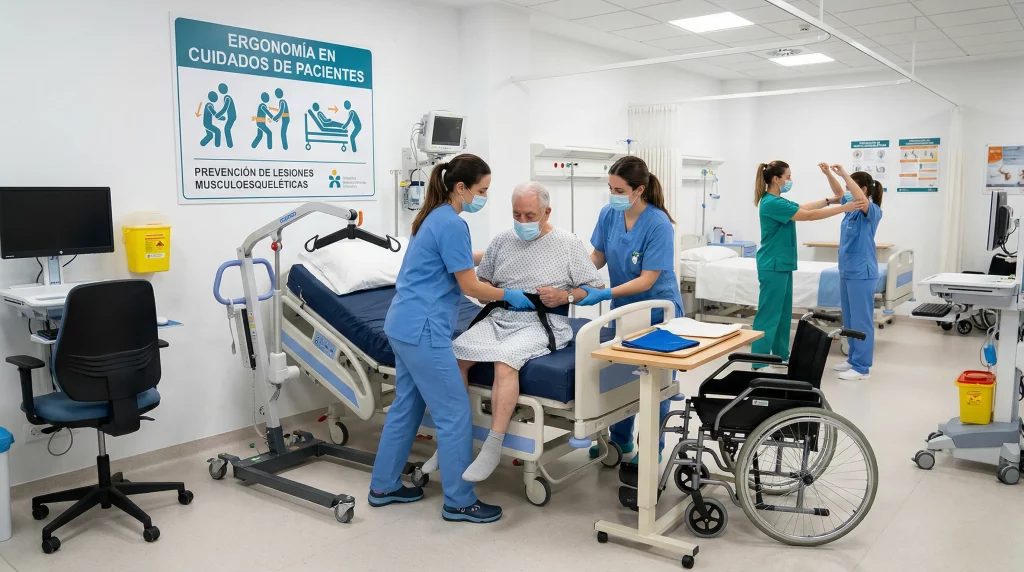 curso Ergonomía en cuidados de pacientes