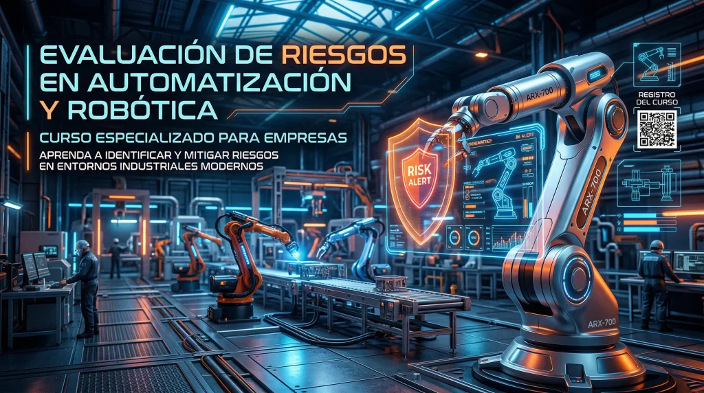 curso evaluación de riesgos en automatización y robótica