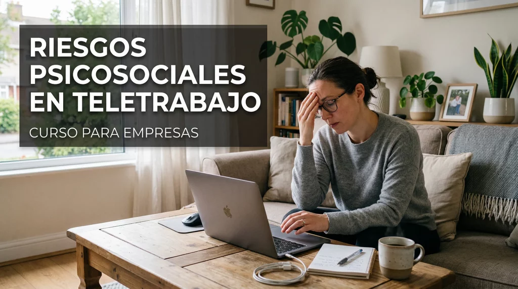 curso riesgos psicosociales en teletrabajo
