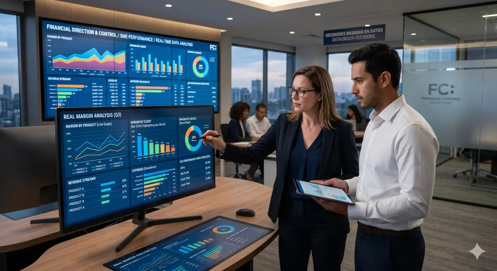 Dirección y control financiero.