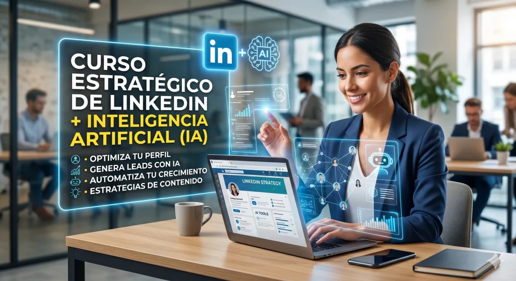 LinkedIn estratégico + Inteligencia Artificial (IA)