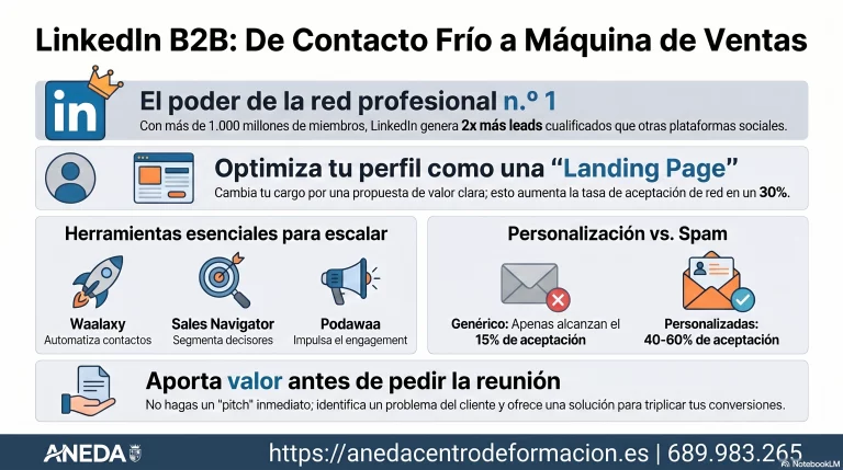 Estrategias LinkedIn e IA para captar clientes B2B
