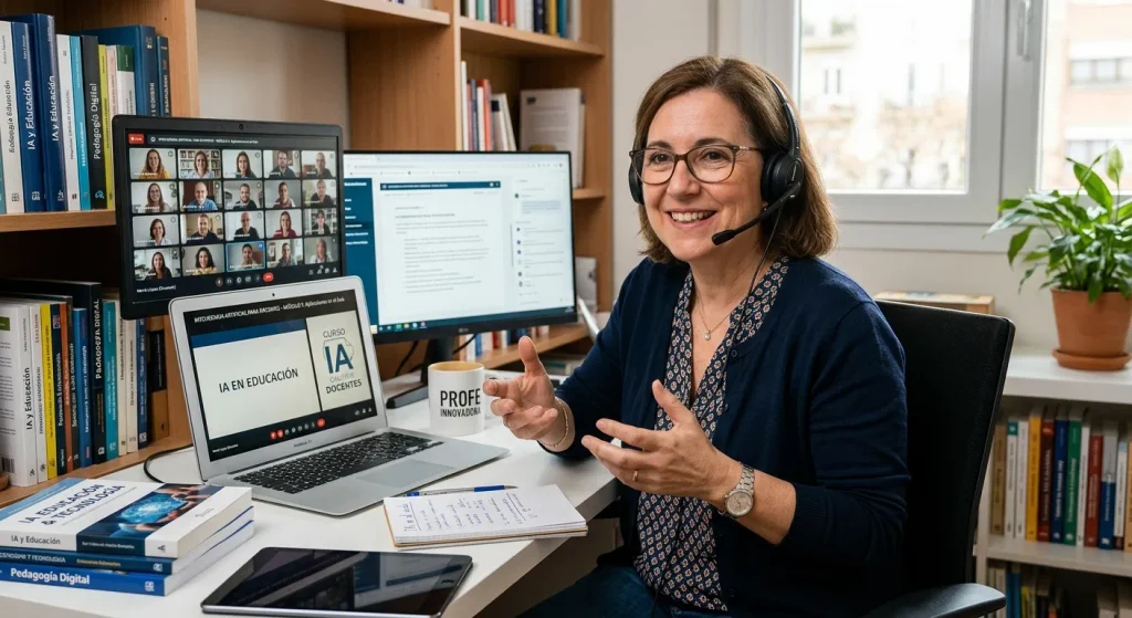 Inteligencia Artificial para docentes online