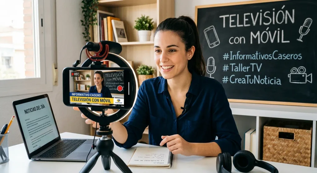 Televisión con móvil (Informativos caseros)