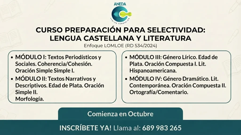 selectividad lengua y literatura
